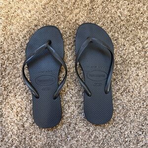 Black Havaianas Flip Flops